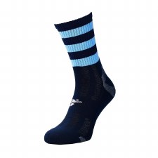 Precision Pro Hooped GAA Mid Socks (Navy Sky) Junior Uk 12-2